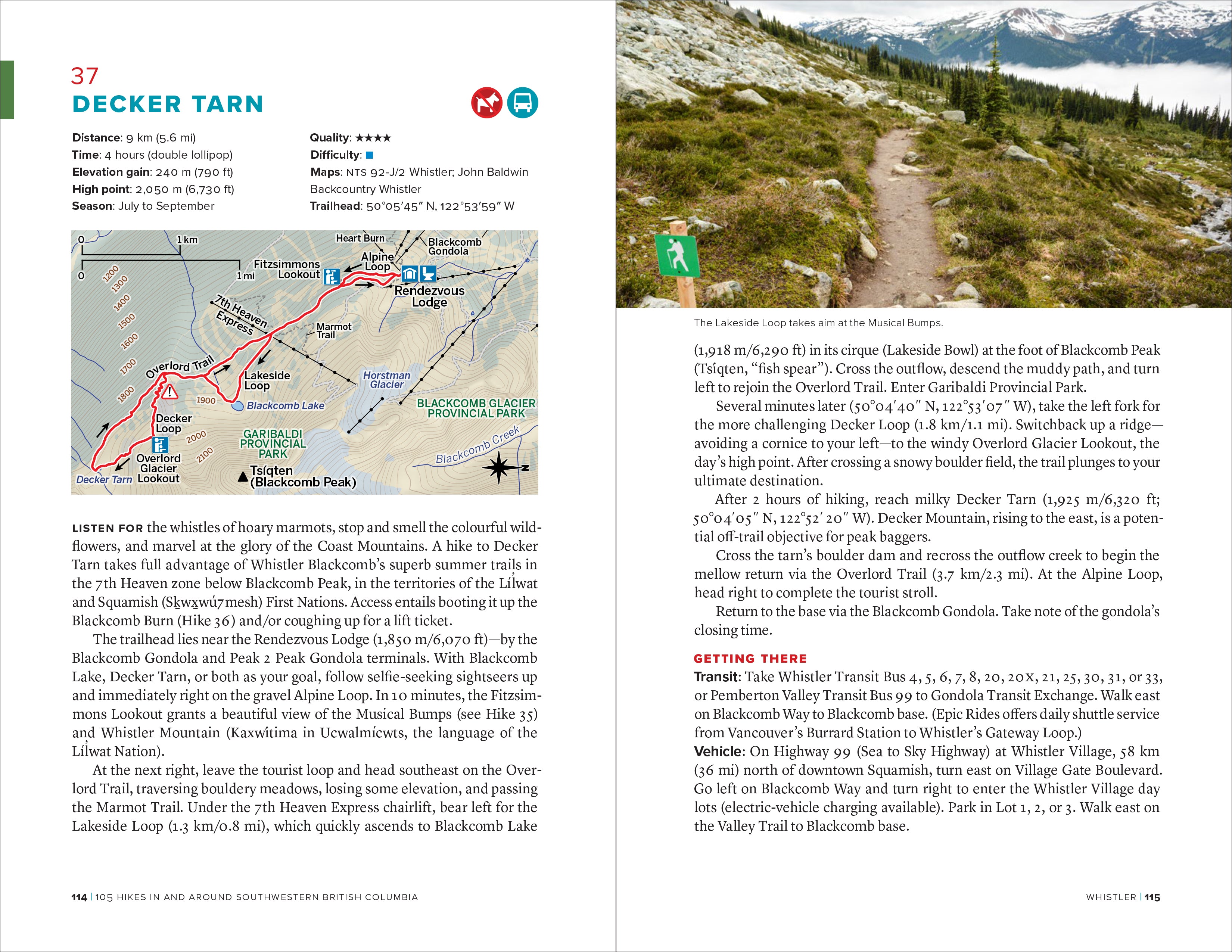 105 Hikes in and Around Southwestern British Columbia, 2nd edition