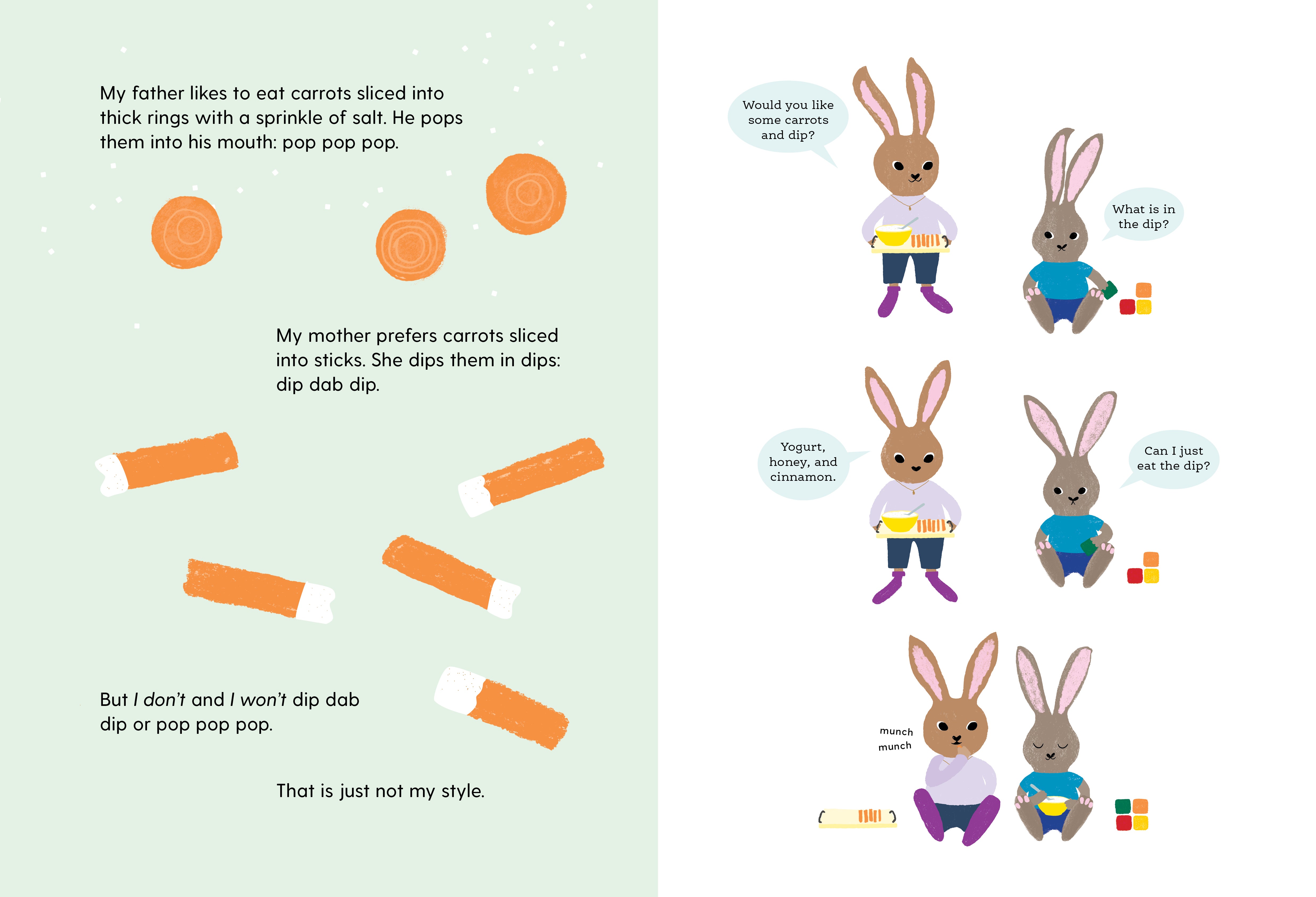 Carrots Make Me Suspicious