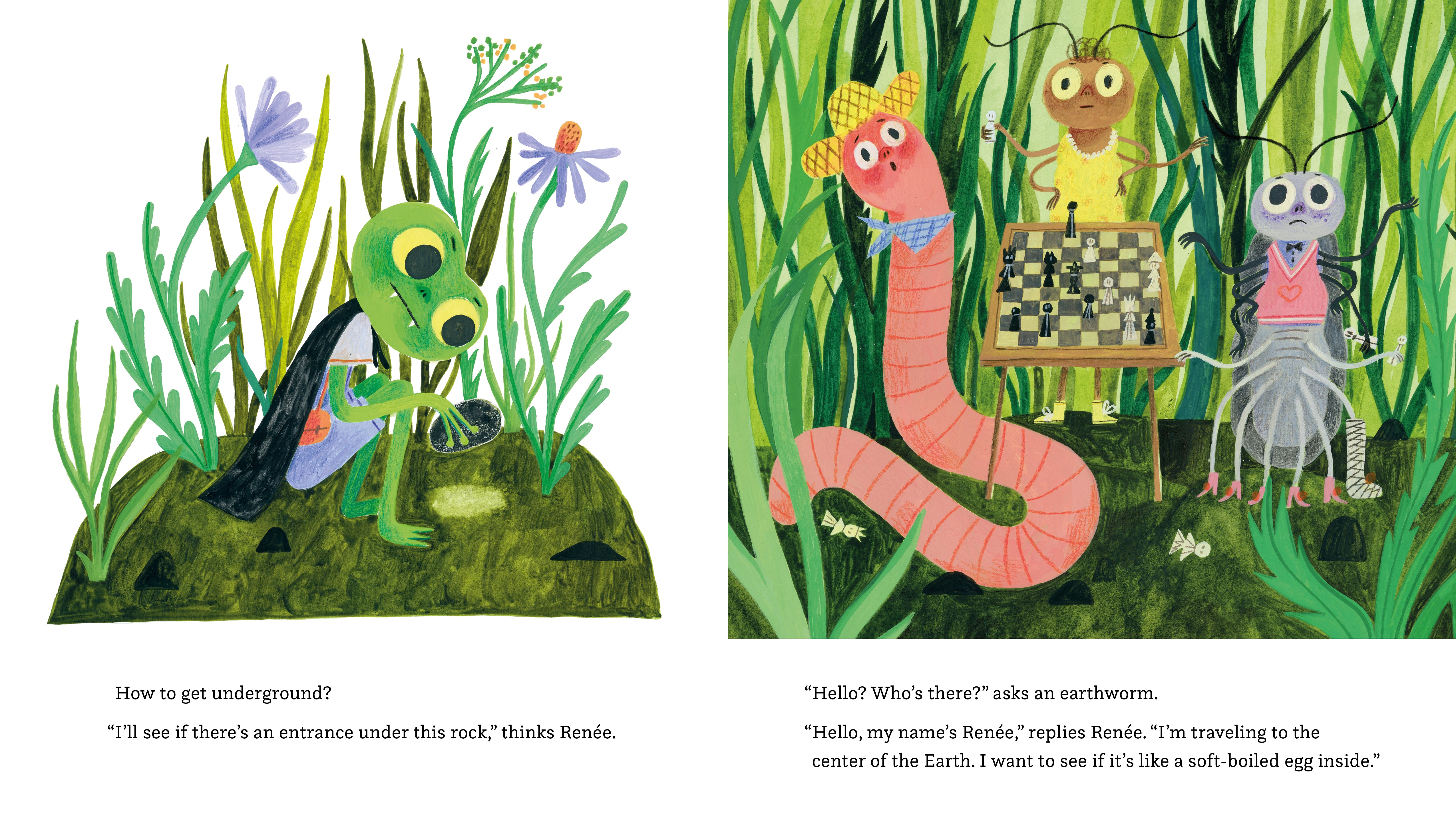 The Underground Adventure of the Brave Frog Renée