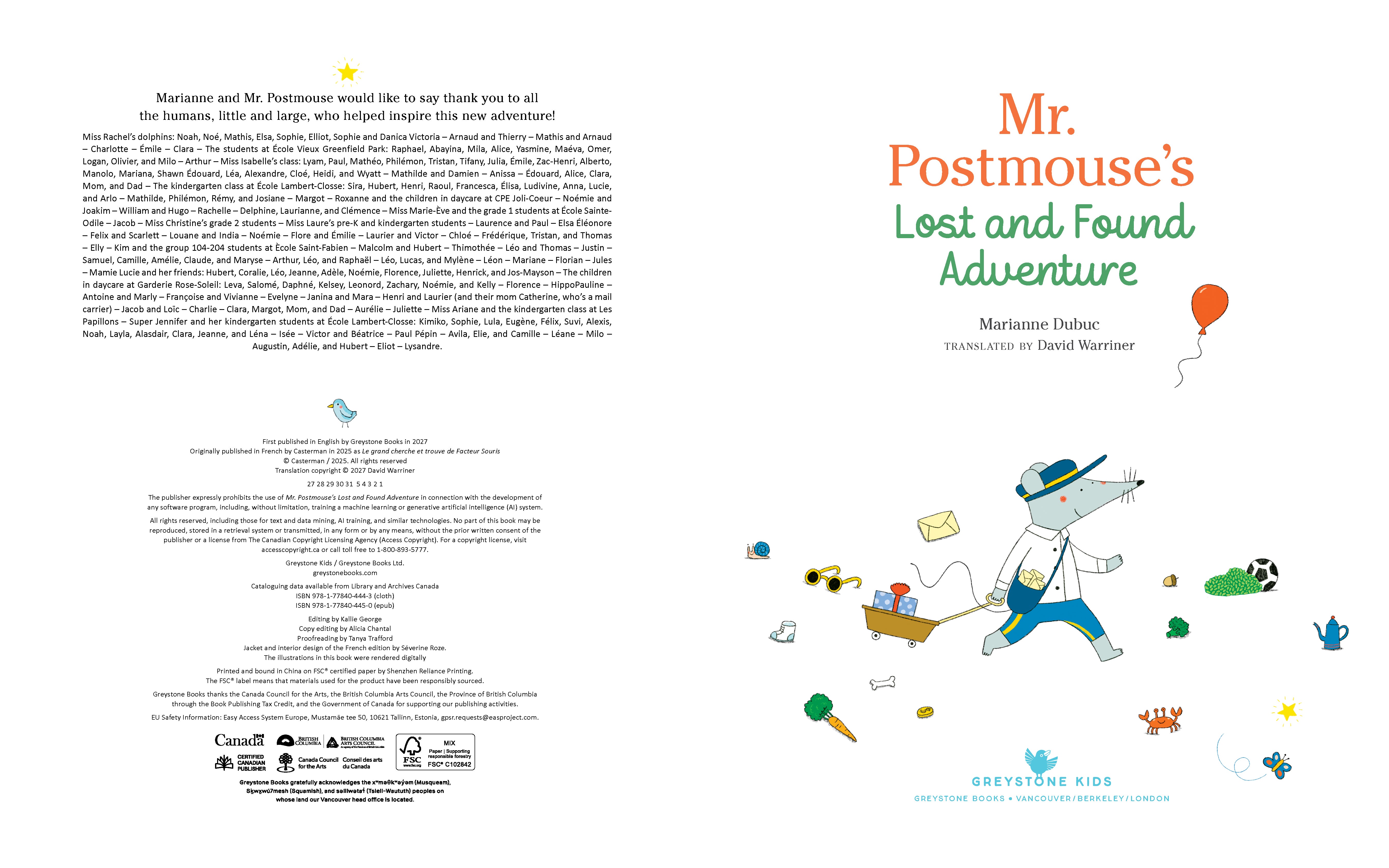 Mr. Postmouse's Lost and Found Adventure